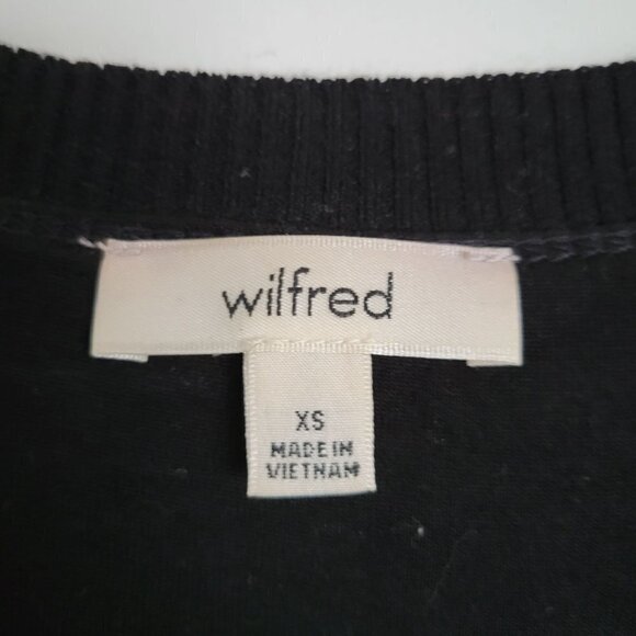 Aritzia Wilfred Oversized Long Sleeve Knit Light Sweater Pullover Mini Dress XS - Picture 9 of 11